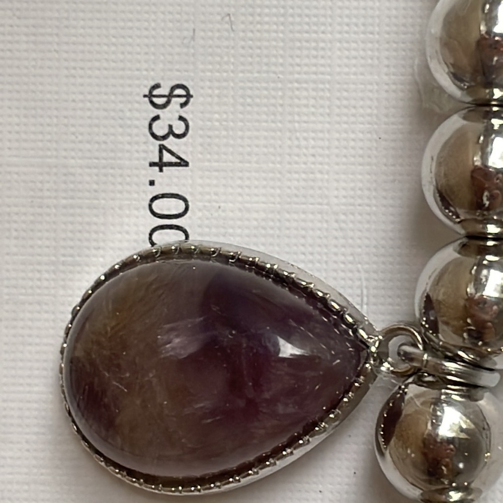 Toni Amethyst bracelet stretch
